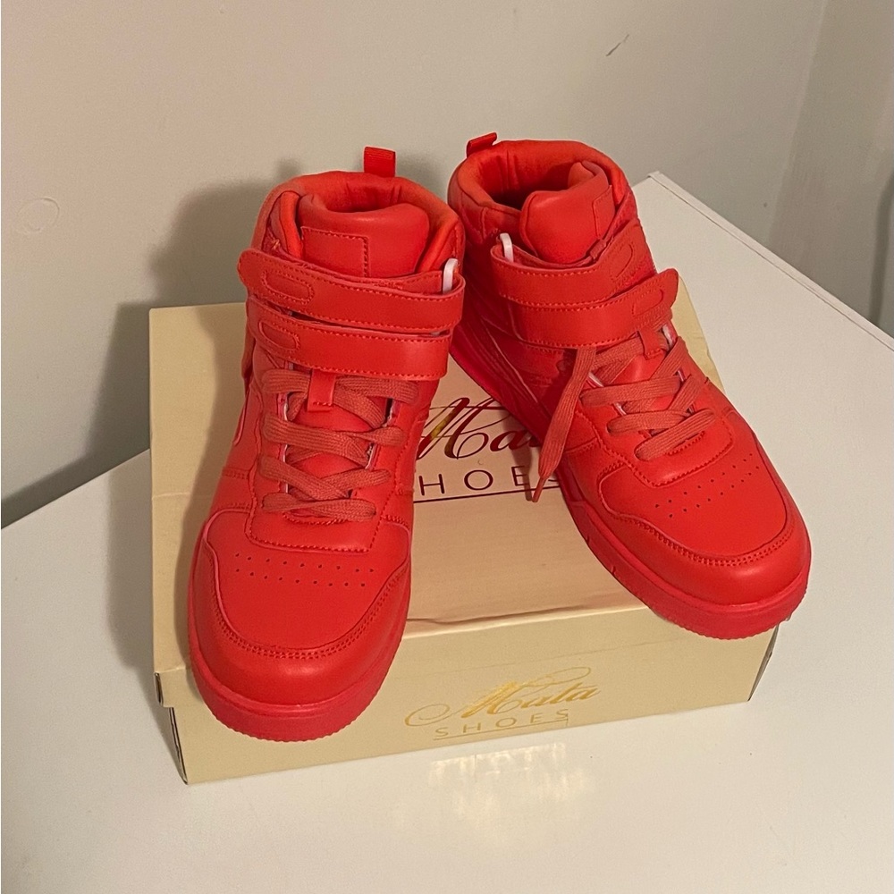 NEW! Orange every day sneakers-NEW! - Picture 5 of 13